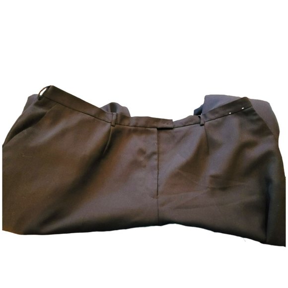 Working Classics Wool Blend Lined Pants Black Woman's Size 28 Plus JJ3095 - Picture 5 of 8